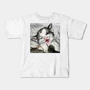 Cat Face #14 Kids T-Shirt